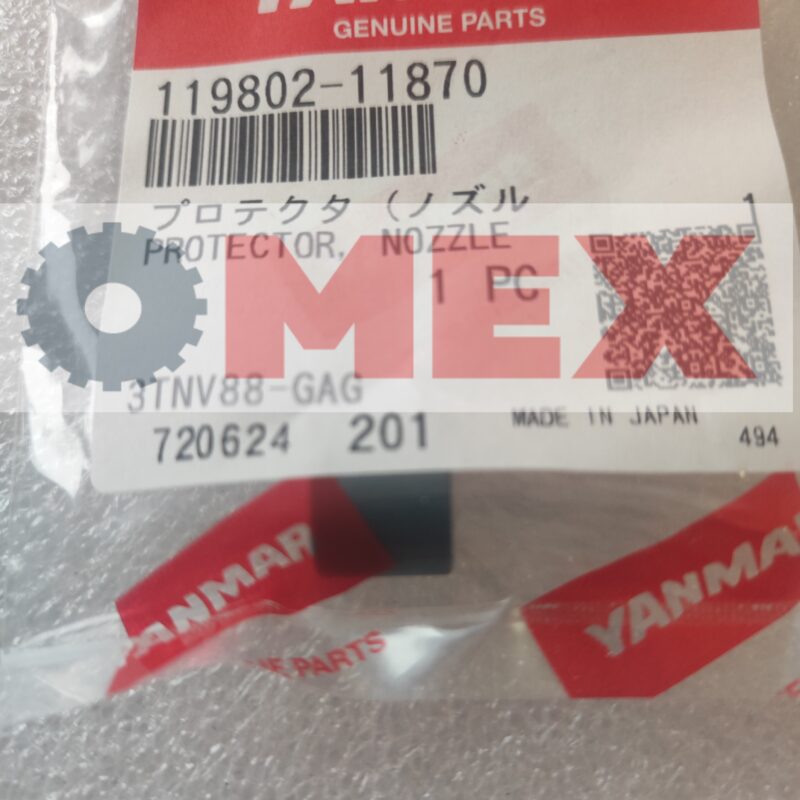 119802-11870 Zabezpieczenie wtrysku Yanmar 4TNV98-ZPTX
