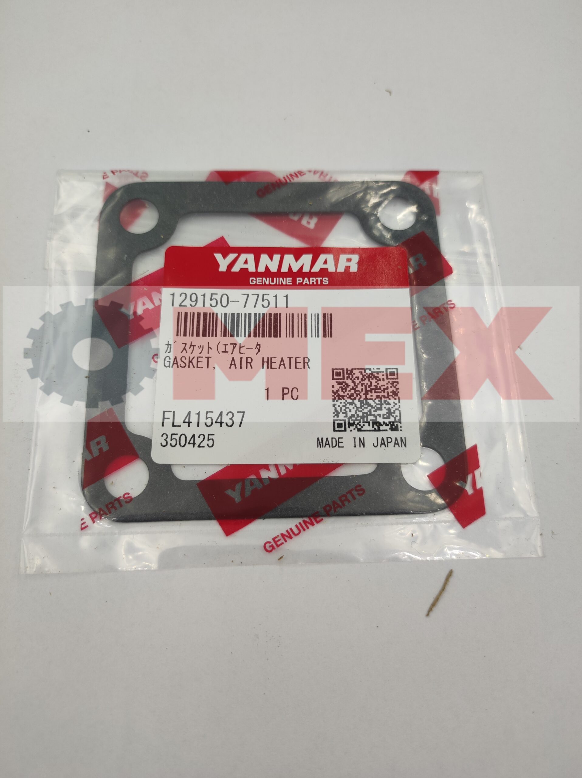 129150-77511 Uszczelka grzałki powietrza Yanmar 3TNV82A-D