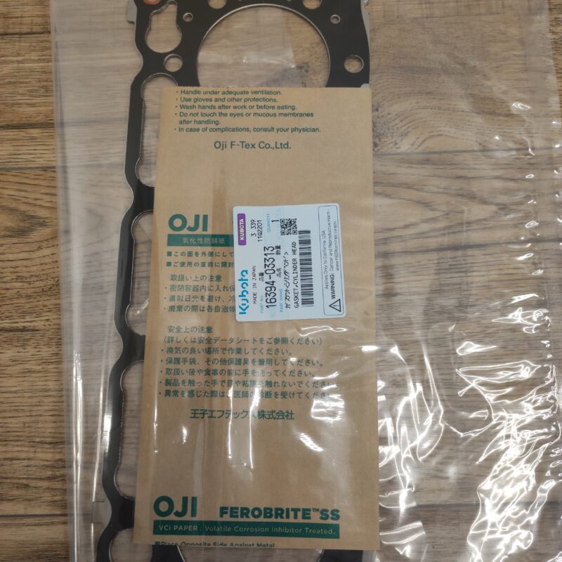 16394-03313 Uszczelka głowicy Kubota V1505-T-1698701