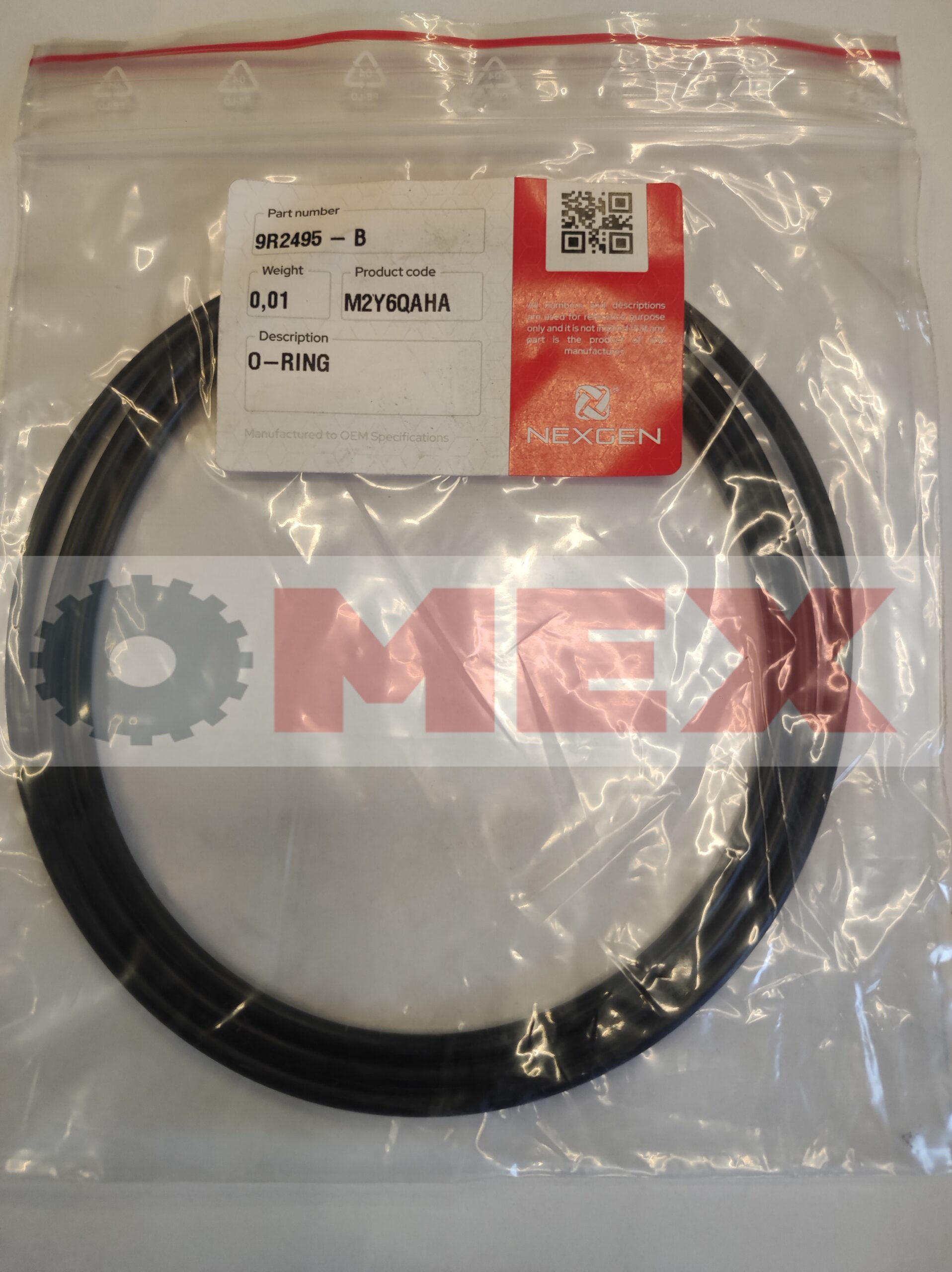 9R2495 Oring mostu tył CAT 428C